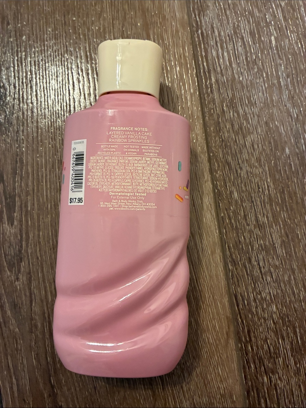 MILK BAR BIRTHDAY CAKE BATH AND BODY WORKS BODY WASH - Picture 2 of 2